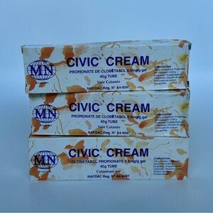 Civic (AF) Tube Cream (MN) 1.41 Oz / 40gr X 3